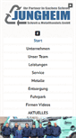 Mobile Screenshot of jungheim-bonn.de